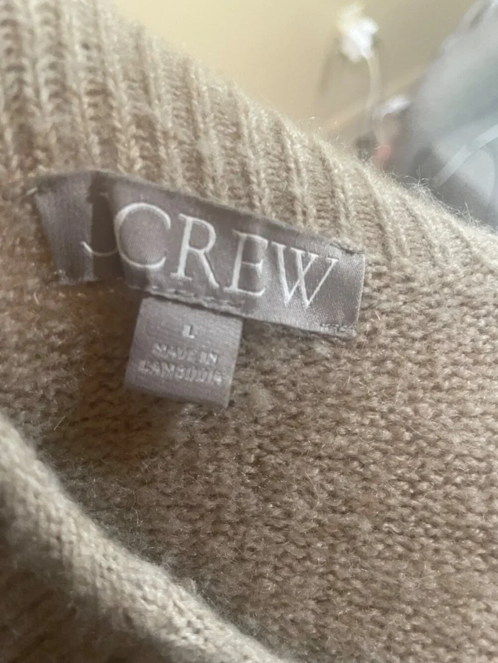 J. Crew 30% wool
